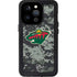 NHL Minnesota Wild Camo iPhone 15 Pro Waterproof Case